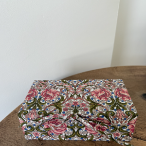 Caja joyero flor rosa Liberty