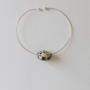 Collar plata Roca