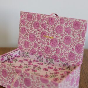 Caja Joyero Rosa