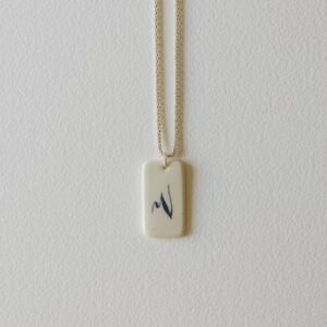 Collar inicial plata